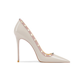 Studded High Heel Pumps - 10cm